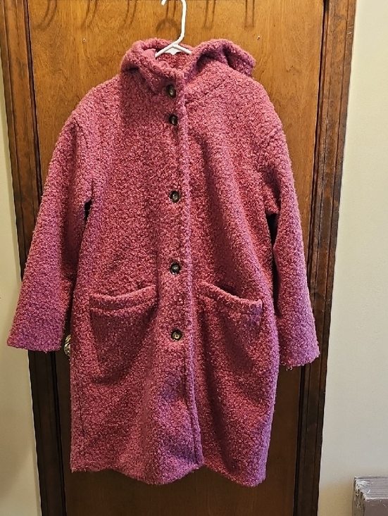 a new day Jackets & Blazers - a new day Pink Hooded Teddy Coat